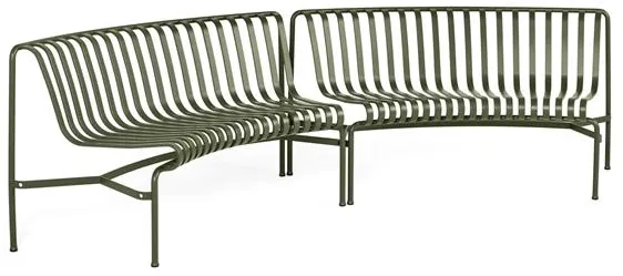 HAY Palissade Park Dining Bank In/In Starter-Set 2 Stk. Oliv